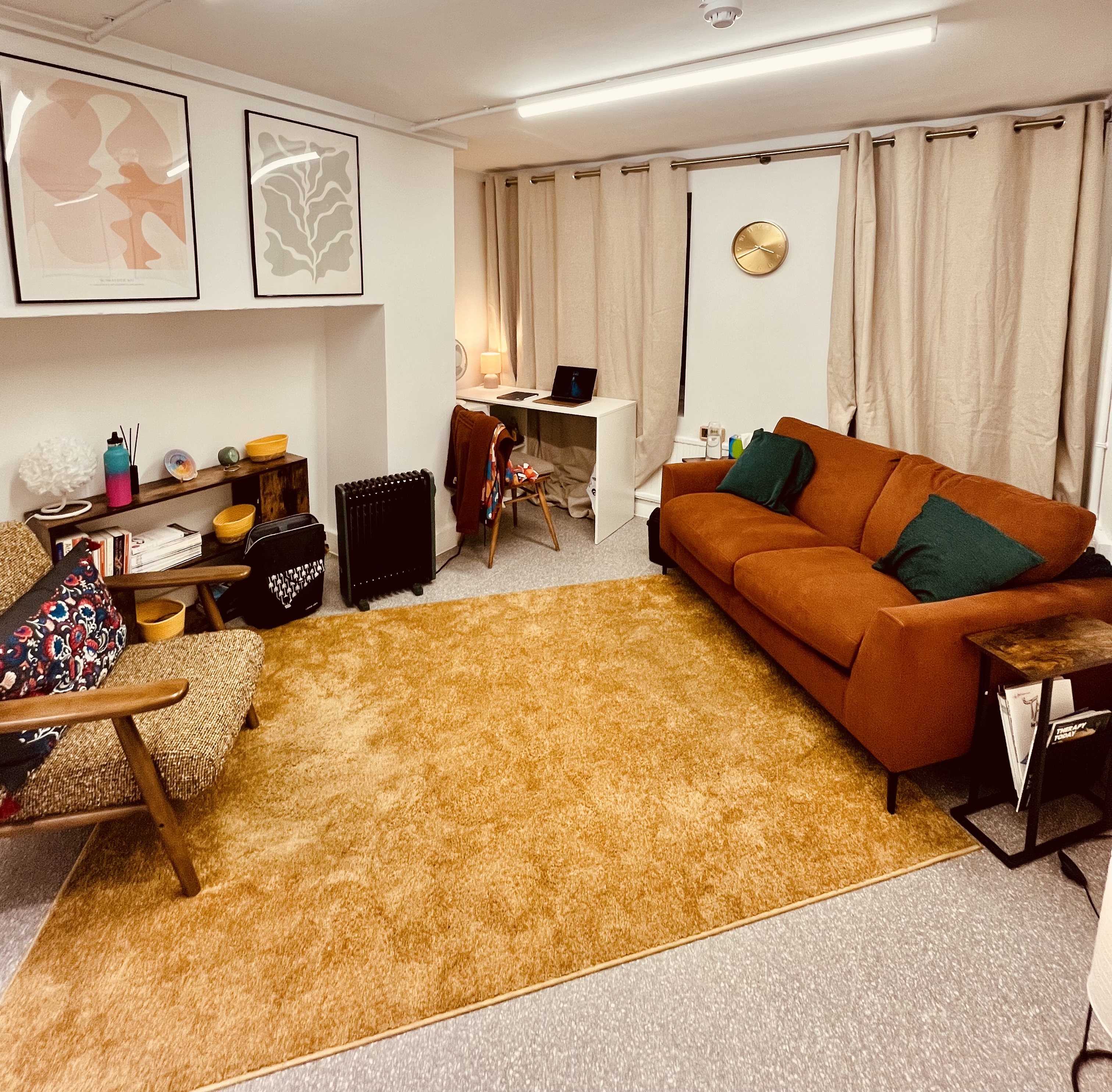 Therapy office interior